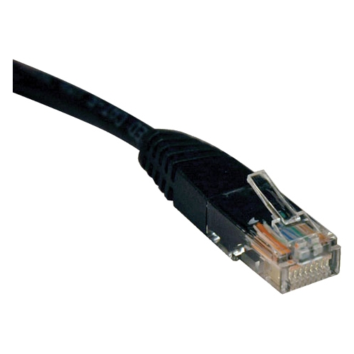 Tripp Lite 15-ft. Cat5e 350MHz Molded Cable (RJ45 M/M) - Black N002-015-BK