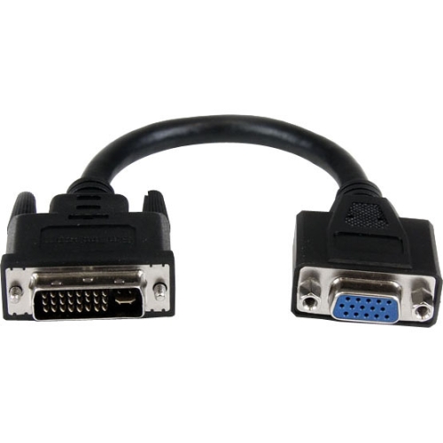 StarTech.com 8in DVI to VGA Cable Adapter - DVI-I Male to VGA Female DVIVGAMF8IN
