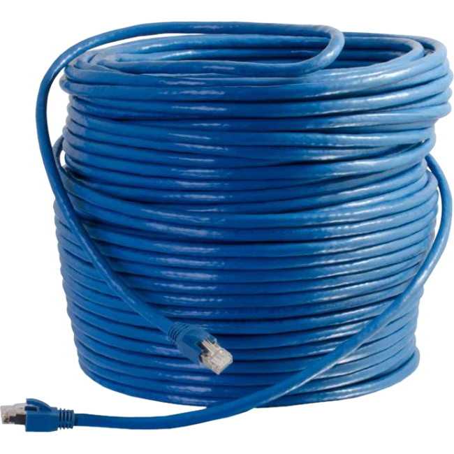 C2G 300ft Cat6 Shielded Patch Cable - Blue 43124