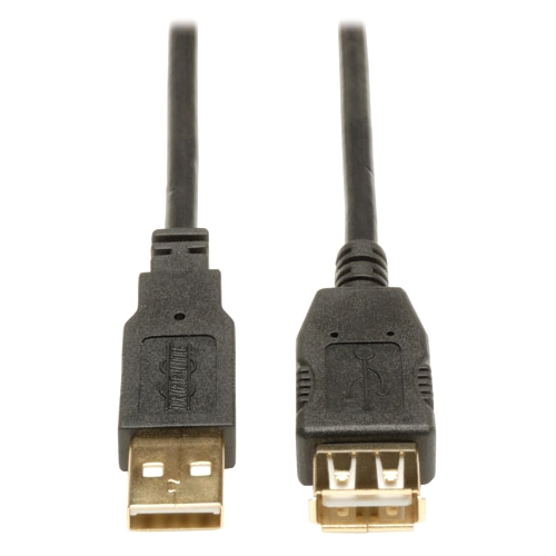 Tripp Lite 16-ft. USB 2.0 Gold Extension Cable (USB A M/F) U024-016