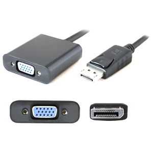 AddOn Displayport to VGA Active Converter Adapter - Male to Female DP2VGAA