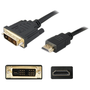 AddOn 6ft (1.8M) HDMI to DVI-D Adapter Converter - Male to Male HDMI2DVIDS
