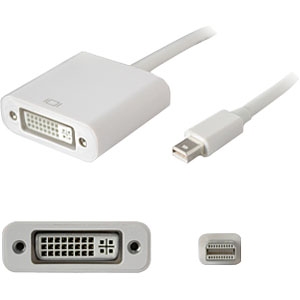 AddOn Mini-Displayport to DVI Adapter Cable - Male to Female MDP2DVIA