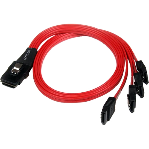 StarTech.com 50cm SFF-8087 to 4x SATA - Internal Mini SAS to SATA Reverse Cable SAS8087S4R50