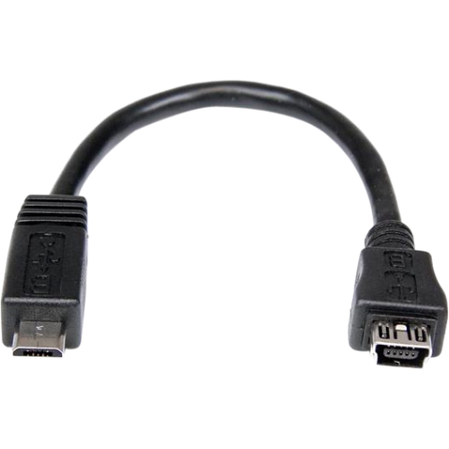 StarTech.com 6in Micro USB to Mini USB Adapter Cable M/F UUSBMUSBMF6