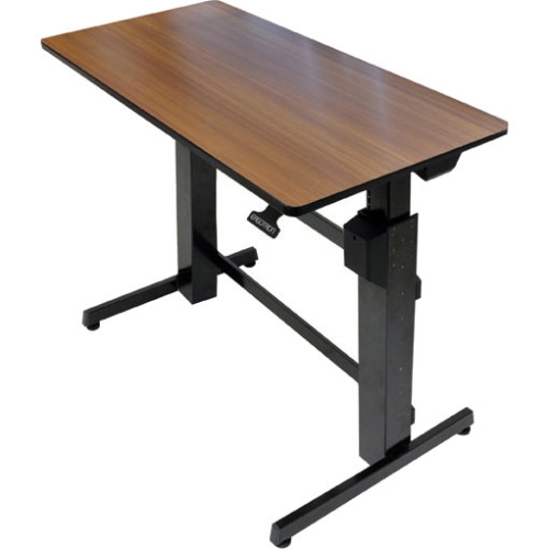 Ergotron WorkFit-D, Sit-Stand Desk (Walnut Surface) 24-271-927