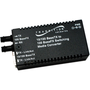 Transition Networks Mini Media Converter M/E-PSW-FX-02(SC)-NA M/E-PSW-FX-02(SC)