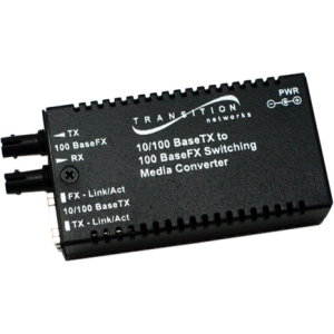 Transition Networks Mini Media Converter M/E-PSW-FX-02(SM)-NA M/E-PSW-FX-02(SM)