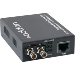 AddOn 1000Base-TX to 1000Base-LX ST SMF 1310nm 20km Media Converter ADD-GMC-LX-2ST