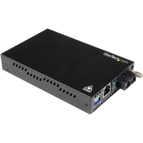 StarTech.com Gigabit Ethernet Single Mode Fiber Media Converter SC 40 km - 1000 Mbps ET91000SM402