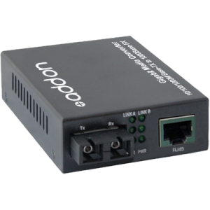 AddOn 1000Base-TX To 1000Base-LX SC SMF 1310nm 20km Media Converter ADD-GMC-LX-2SC