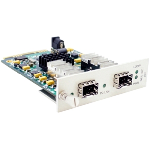 AddOn 125M to 4G OEO Converter w/ 2 open SFP Media Converter Card ADD-MCC4G2SFP