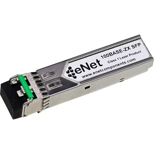 ENET 100BASE-ZX SFP Transceiver Module for SMF 1550nm 80km LC Connector GLC-FE-100ZX-ENC