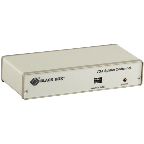 Black Box VGA 2-Channel Video Splitter, 115-VAC AC056A-R4