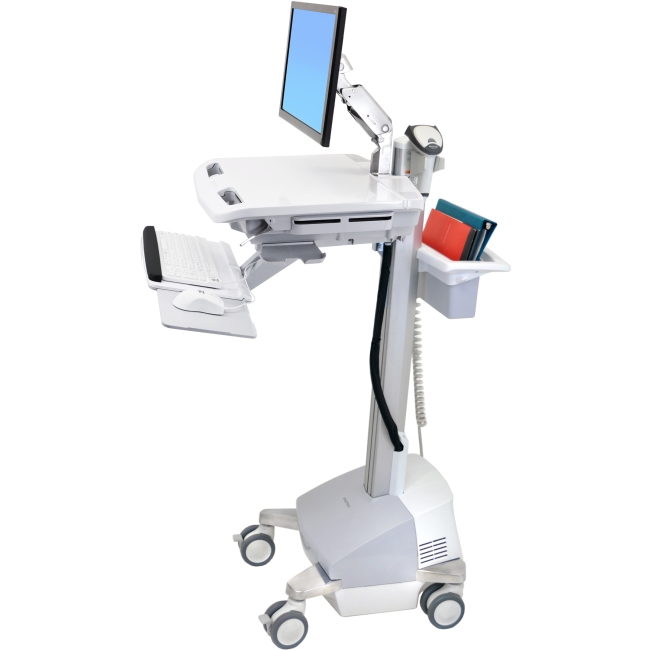 Ergotron StyleView EMR Cart with LCD Arm, SLA Powered SV42-6201-1