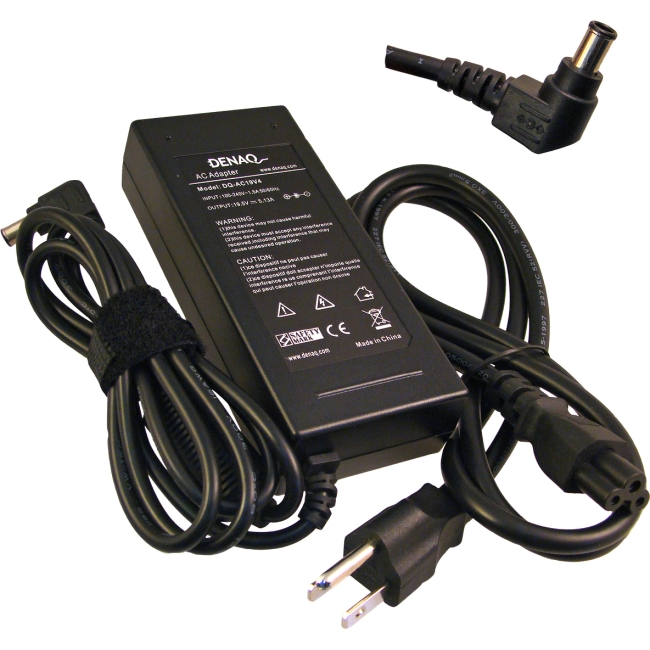 Denaq 19.5V 5.13A 6.0mm-4.4mm AC Adapter for SONY DQ-AC19V4-6044