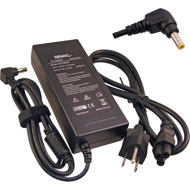 Denaq 19V 3.95A 5.5mm-2.5mm AC Adapter for HP/Compaq DQ-F4600A-5525