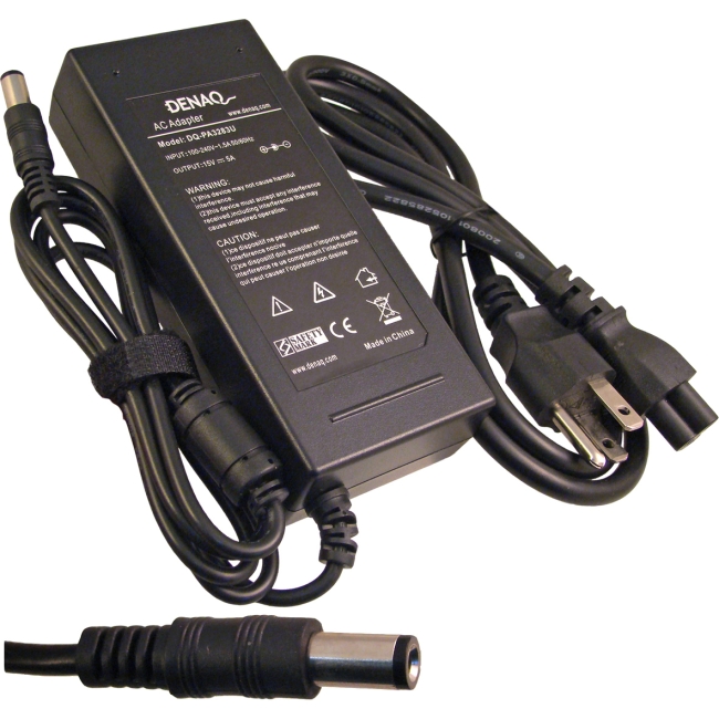 Denaq 15V 5A 6.0mm-3.0mm AC Adapter for TOSHIBA DQ-PA3283U-6030