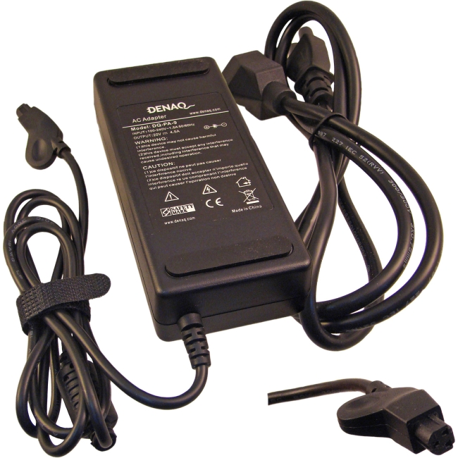 Denaq 20V 4.5A 3-pin AC Adapter for DELL DQ-PA-9-3PIN