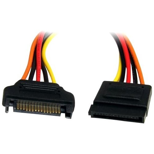 StarTech.com 12in 15 Pin SATA Power Extension Cable SATAPOWEXT12