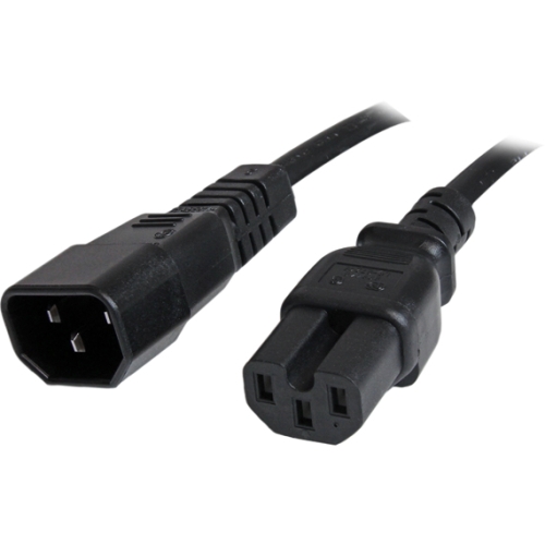 StarTech.com 6 ft 14 AWG Computer Power Cord - IEC C14 to IEC C15 PXTC14C156