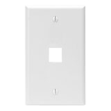 4XEM 1 Outlet RJ45 Wall Plate/ Face Plate White 4XFP01KYWH