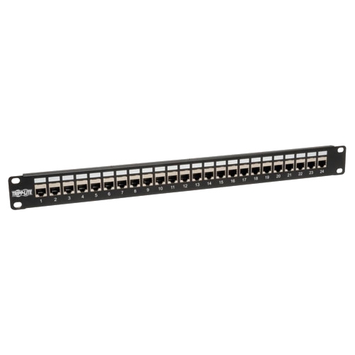 Tripp Lite 24-Port Shielded Cat6 Feed-through Patch Panel N254-024-SH