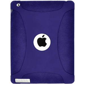 Amzer Silicone Skin Jelly Case - Blue For Apple iPad 2 AMZ90795
