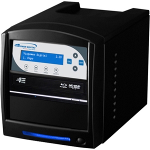 Vinpower Digital SharkBlu SATA Blu-ray/DVD/CD Tower Duplicator - 12x SHARKBLU-S1T-BK