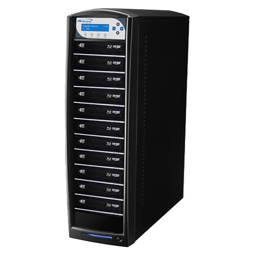 Vinpower Digital SharkBlu SATA Blu-ray/DVD/CD Tower Duplicator - 12x SHARKBLU-S11T-BK