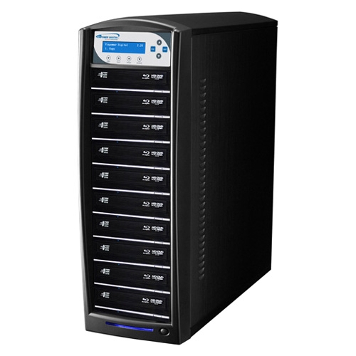 Vinpower Digital SharkBlu Daisy Chain Blu-ray / DVD / CD Duplicator SHARKBLU-S10T-DC-BK