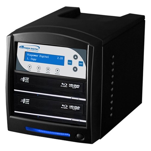 Vinpower Digital SharkBlu SATA BDXL Blu-ray/DVD/CD Tower Duplicator SHARKBLU-S2T-XL-BK