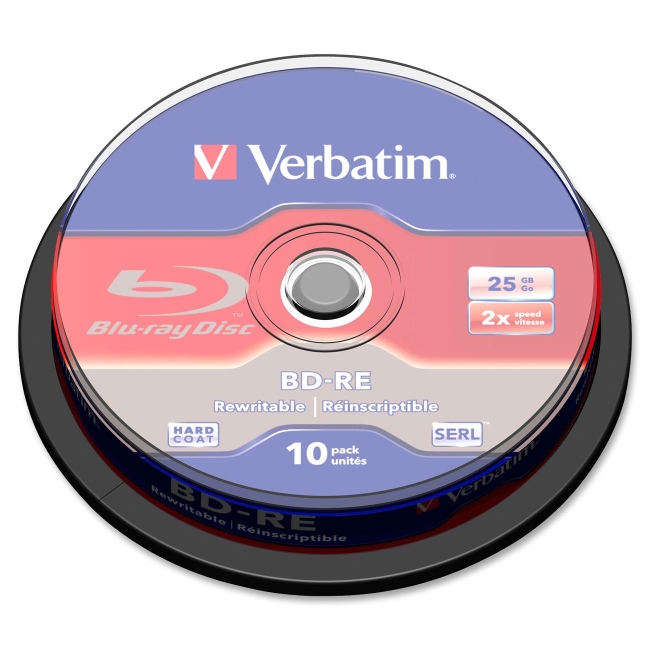 Verbatim BD-RE SL 25GB 2X 10 PK SP 43694