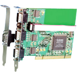 Brainboxes 3-port Universal PCI Serial Adapter UC-431