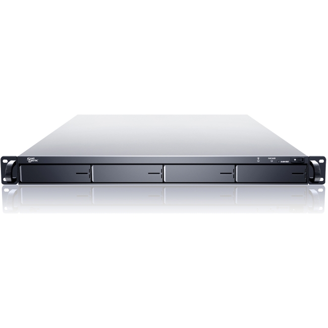 Sans Digital EliteRAID - 1U 4 Bay USB 3.0 / eSATA Hardware RAID 5 Rackmount (Black) KT-ER104UT+B ER104UT+B