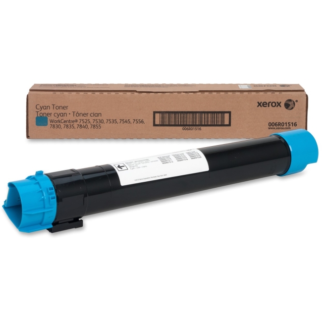 Xerox Cyan Toner for the WorkCentre 7525/7530/7535/7545/7556 - 6R1516 006R01516