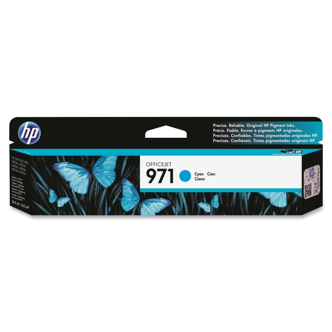 HP Cyan Original Ink Cartridge CN622AM 971