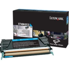 Lexmark X748 Cyan High Yield Toner Cartridge X748H2CG