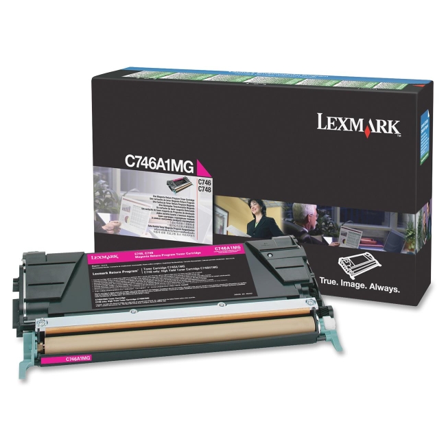 Lexmark C746, C748 Magenta Return Program Toner Cartridge C746A1MG