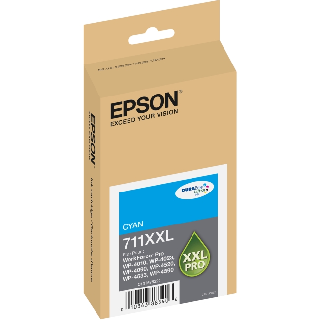 Epson XXL Cyan Ink Cartridge T711XXL220 711XXL