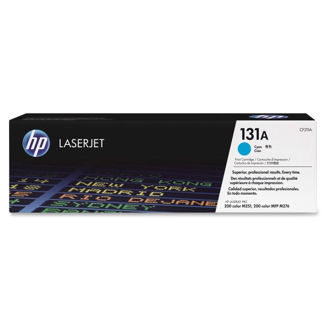 HP Cyan Original LaserJet Toner Cartridge CF211A 131A