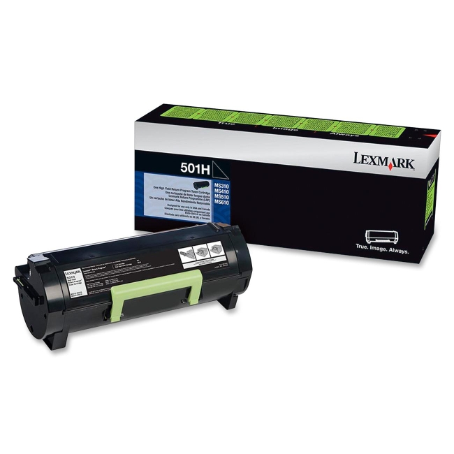 Lexmark High Yield Return Program Toner Cartridge 50F1H00 501H