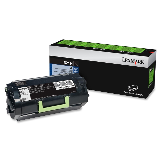 Lexmark High Yield Return Program Toner Cartridge 52D1H00 521H