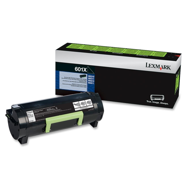 Lexmark Extra High Yield Return Program Toner Cartridge 60F1X00 601X