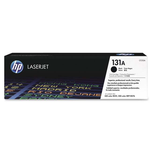 HP Black Original LaserJet Toner Cartridge CF210A 131A