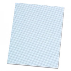 Ampad Quadrille Pads, 8 sq/in Quadrille Rule, 8.5 x 11, White, 50 Sheets TOP22005 22-005