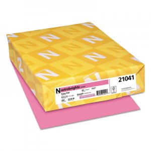 Astrobrights Color Cardstock, 65 lb, 8.5 x 11, Pulsar Pink, 250/Pack WAU21041 21041