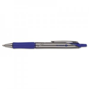 Pilot Acroball Pro Retractable Ballpoint Pen, 1 mm, Blue Ink, Silver Barrel, Dozen PIL31911 31911
