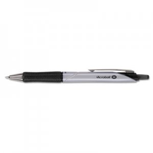 Pilot Acroball Pro Retractable Ballpoint Pen, 1 mm, Black Ink, Silver Barrel, Dozen PIL31910 31910