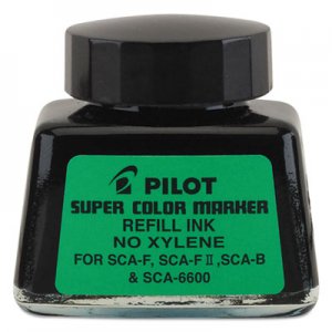 Pilot Jumbo Refillable Permanent Marker Ink Refill, Black PIL48500 48500